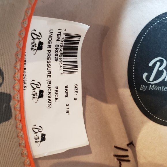 Buckskin felt Brittoli by Montecarlo Hat Co - Picture 3 of 4